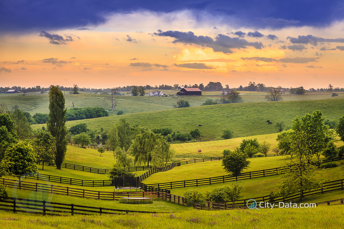 Kentucky country evening
