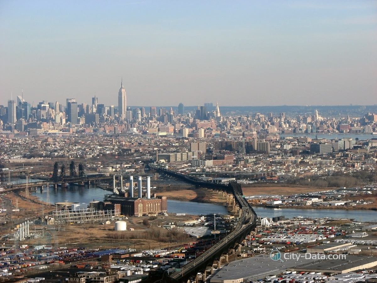 New york city aeria view