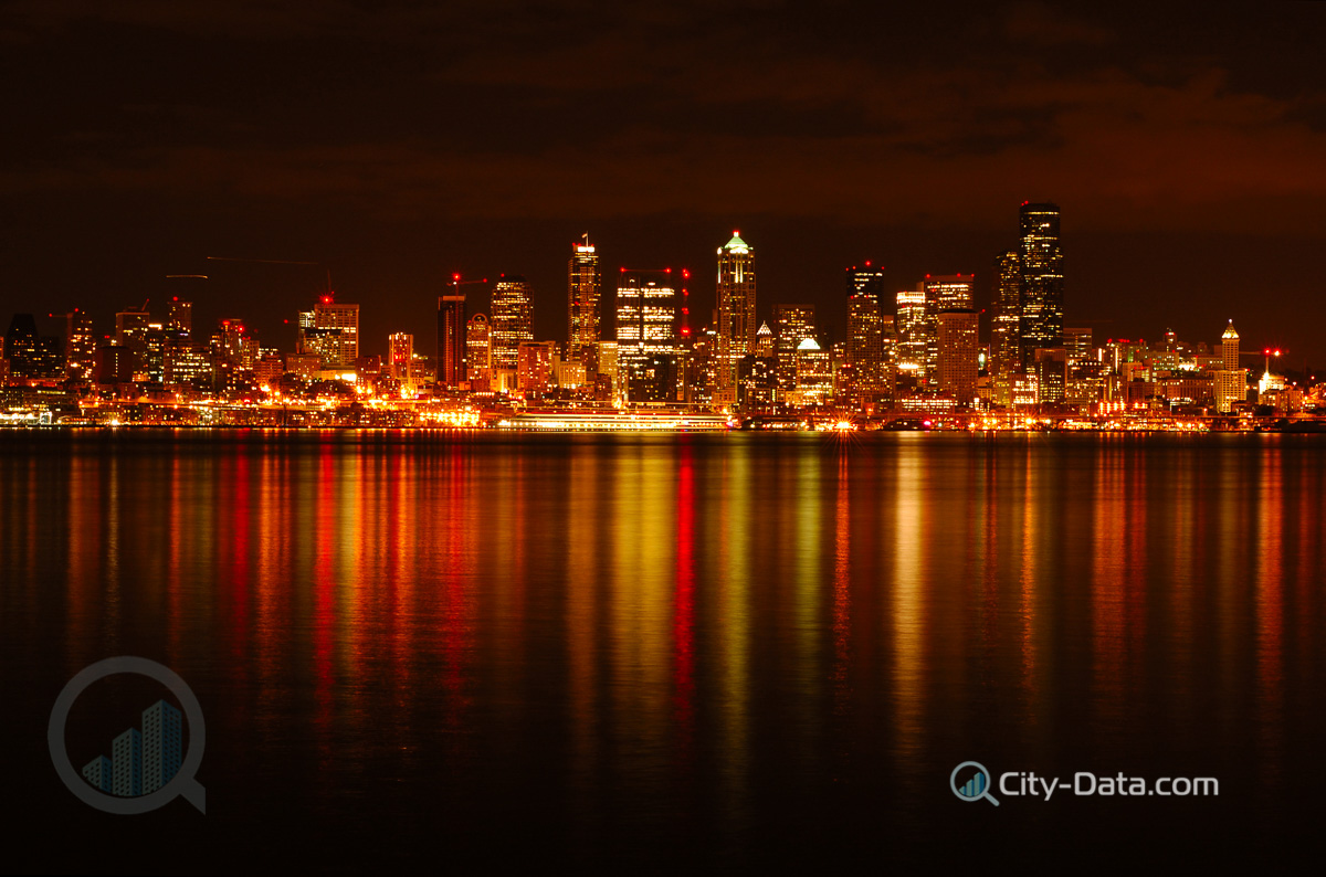 Seattle city downtown skyline