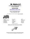 Mr Mobile LLC - Small engine repair - mowers, blowers, etc