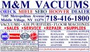 M&M Vacuums - Oreck Miele Sebo & Hoover vacuum dealer + repair queens, ny Store