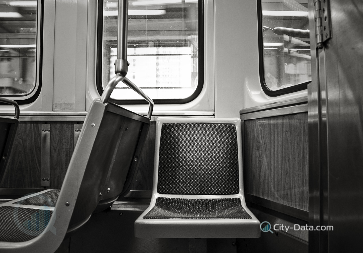 Seat in train chicago