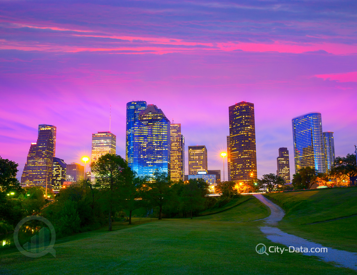 Houston modern skyline